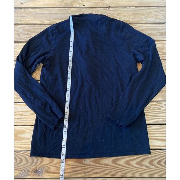 Patagonia 1/2 Zip Pullover Baselayer Jacket Size Medium Men’s Black - Picture 4 of 6